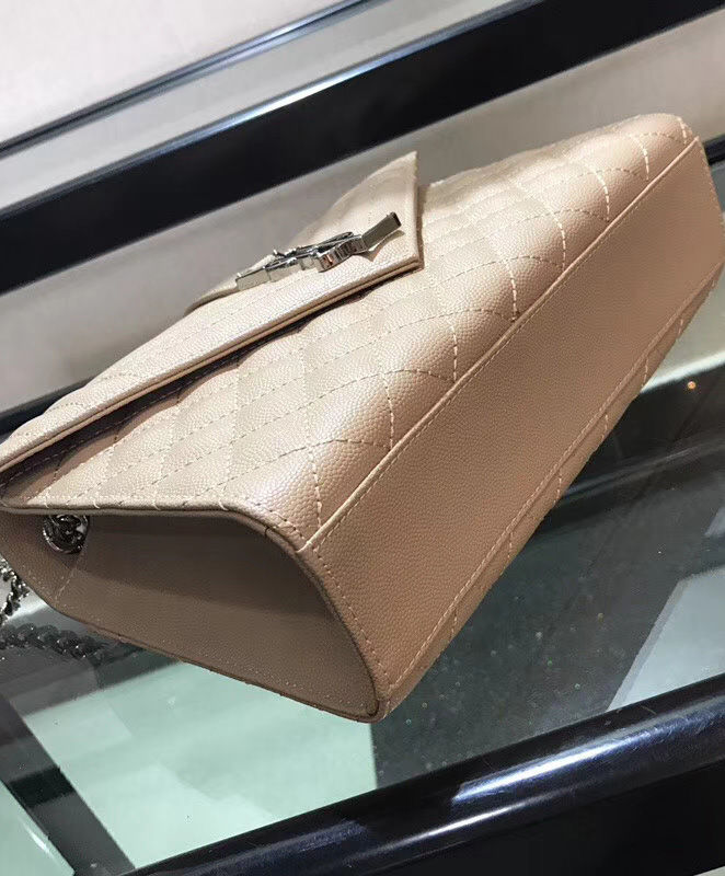 Saint Laurent Envelope Medium Bag Apricot - Image 8