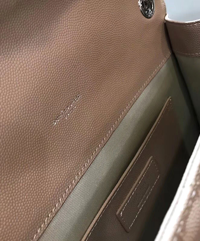 Saint Laurent Envelope Medium Bag Apricot - Image 4