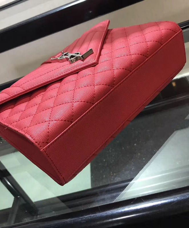 Saint Laurent Envelope Medium Bag Red - Image 8