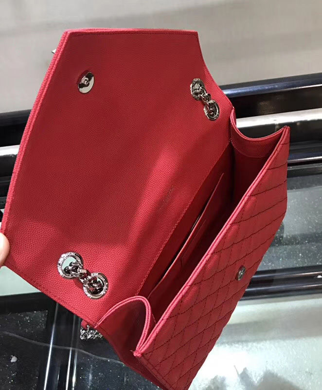 Saint Laurent Envelope Medium Bag Red - Image 3