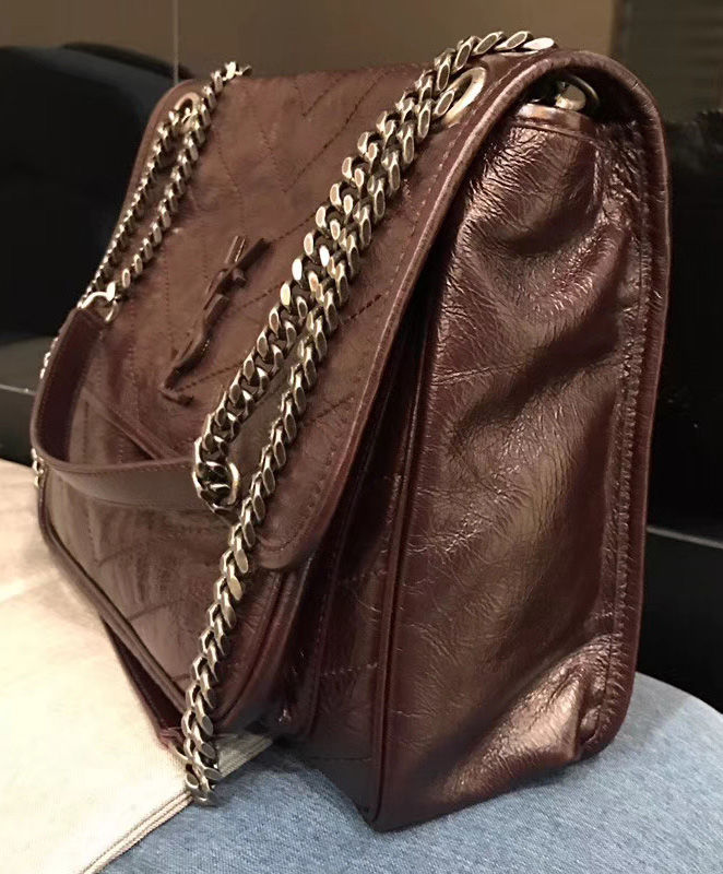 Saint Laurent Large Niki Chain Bag Mauve - Image 4