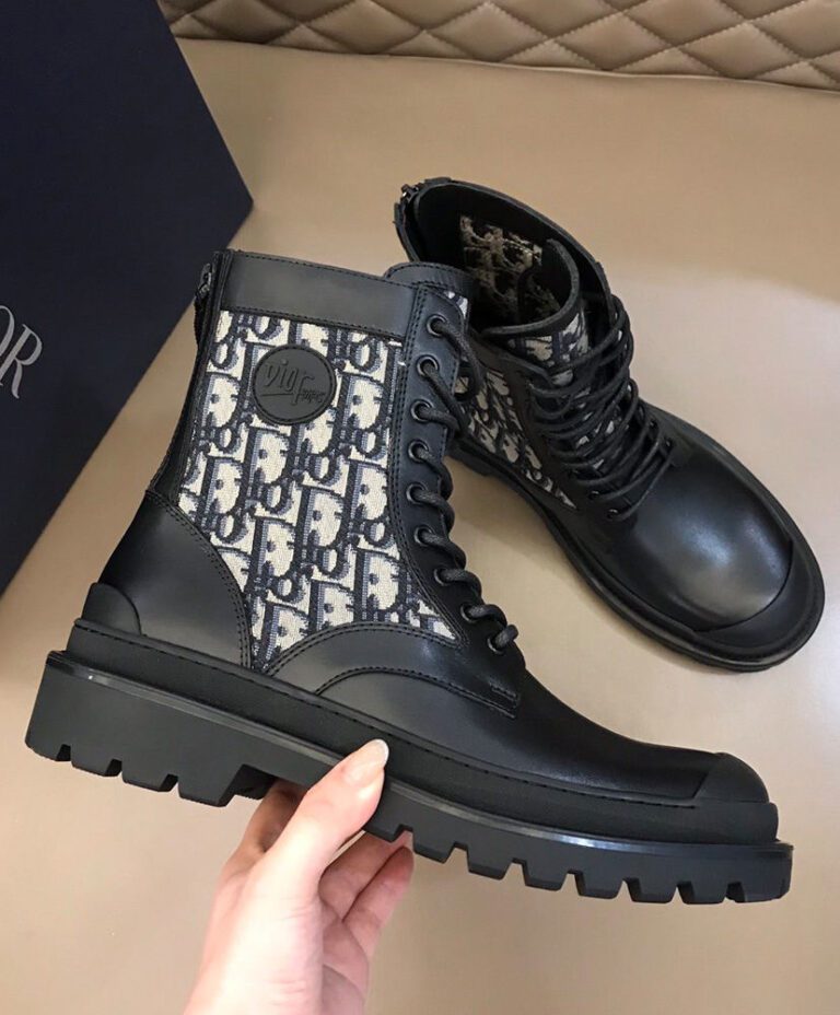 Christian Dior Men's Explorer Ankle Boot Black - AlimorLuxury