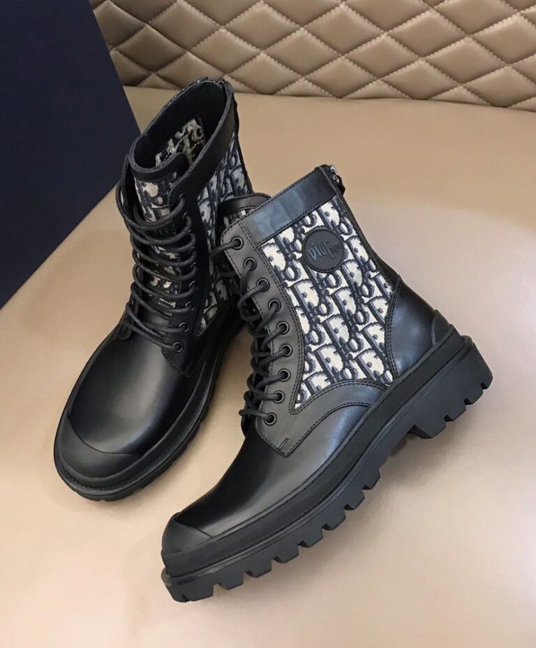 Christian Dior Men's Explorer Ankle Boot Black - AlimorLuxury
