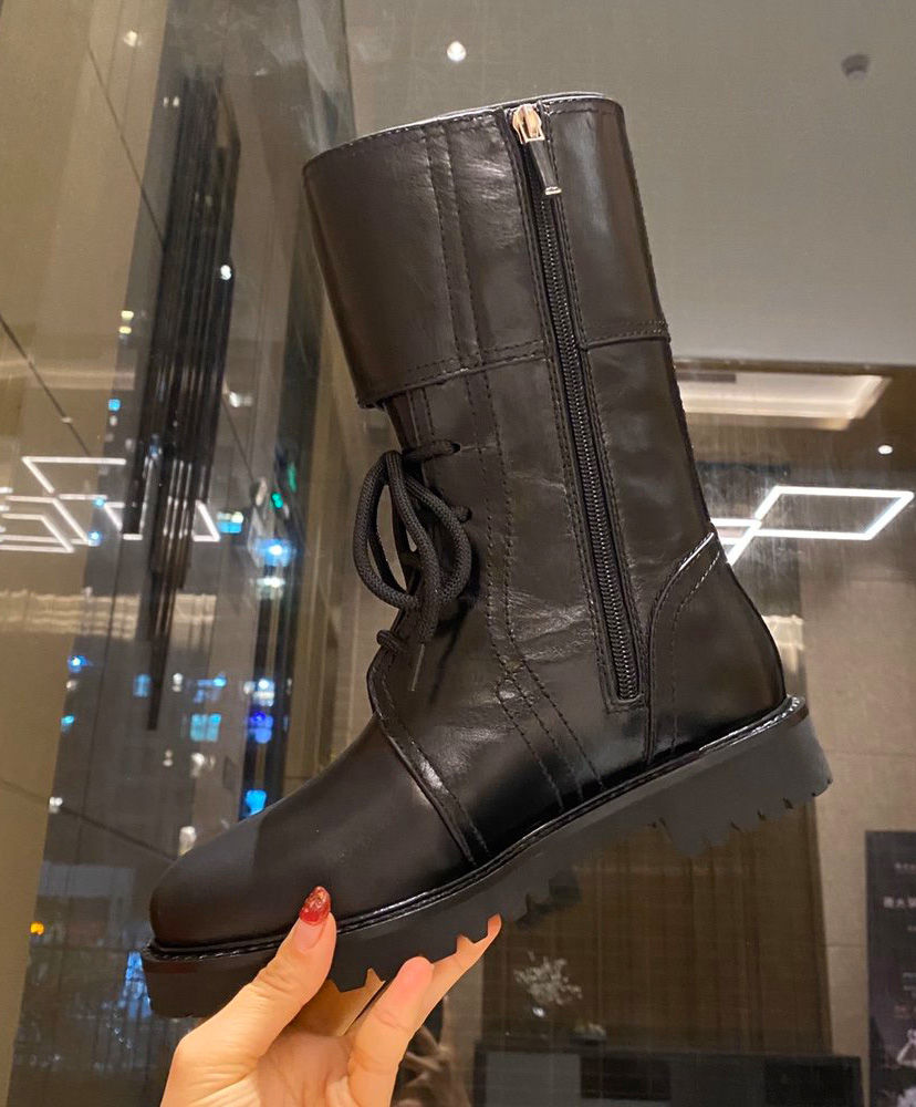 Christian Dior Women's Ground Calfskin Boot Black - Image 5