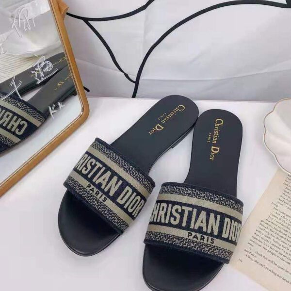 Christian Dior Women's Dway Mule Dark Blue