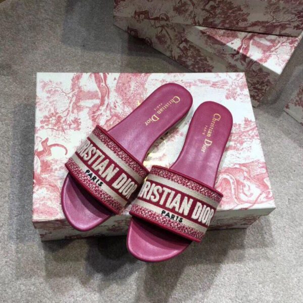 Christian Dior Women's Dway Mule Red