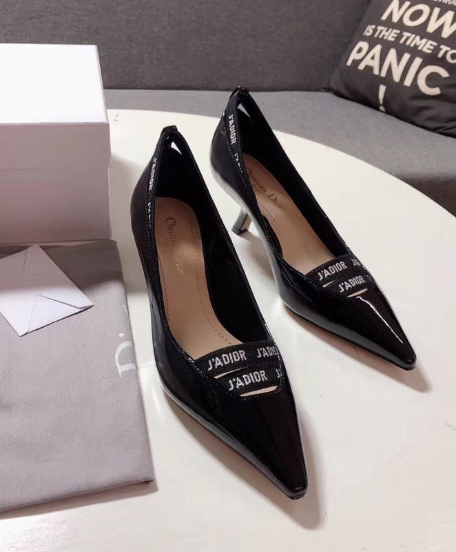 ChristIan Dior J'adior Patent Calfskin Pump Black