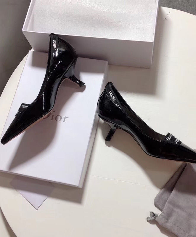 ChristIan Dior J'adior Patent Calfskin Pump Black - Image 3