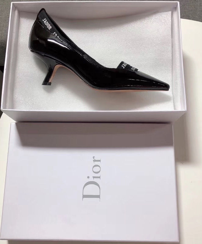 ChristIan Dior J'adior Patent Calfskin Pump Black - Image 5