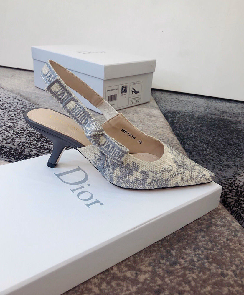 Christian Dior J'adior Slingback Pump Gray - AlimorLuxury