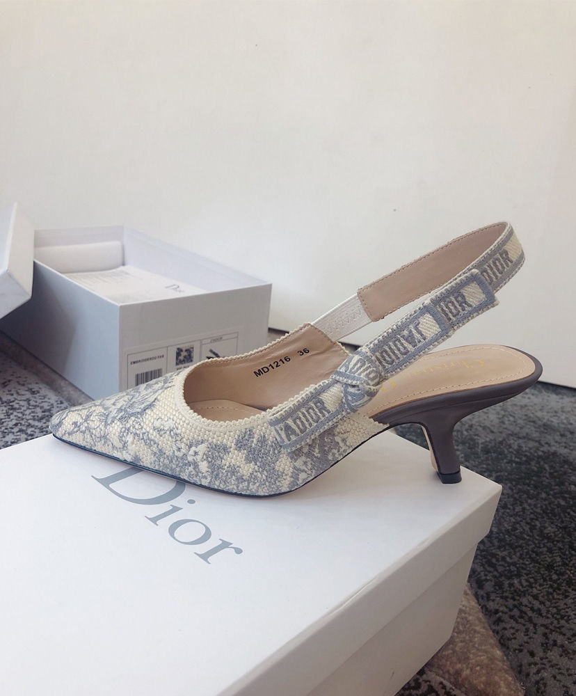 Christian Dior J'adior Slingback Pump Gray AlimorLuxury