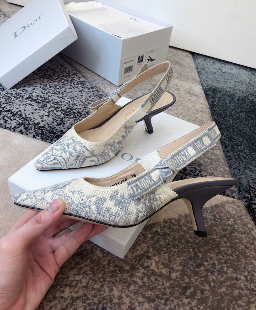 Christian Dior J'adior Slingback Pump Gray AlimorLuxury