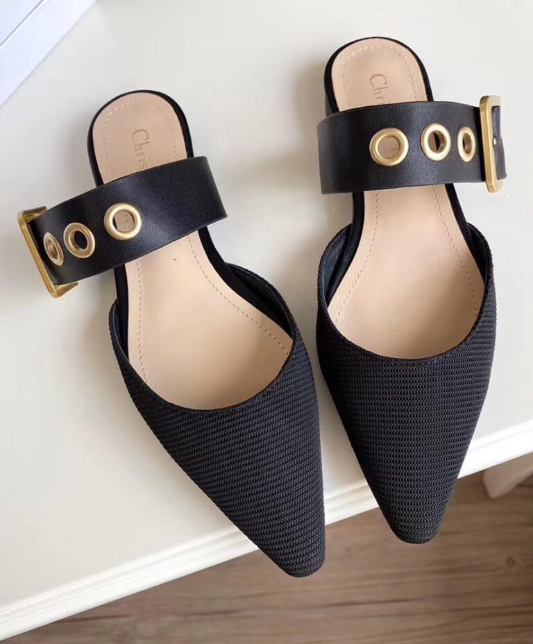 dior slingback flat mule