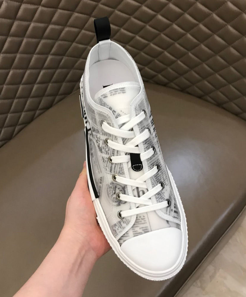 Christian Dior Unisex B23 Low-Top Sneaker White - AlimorLuxury