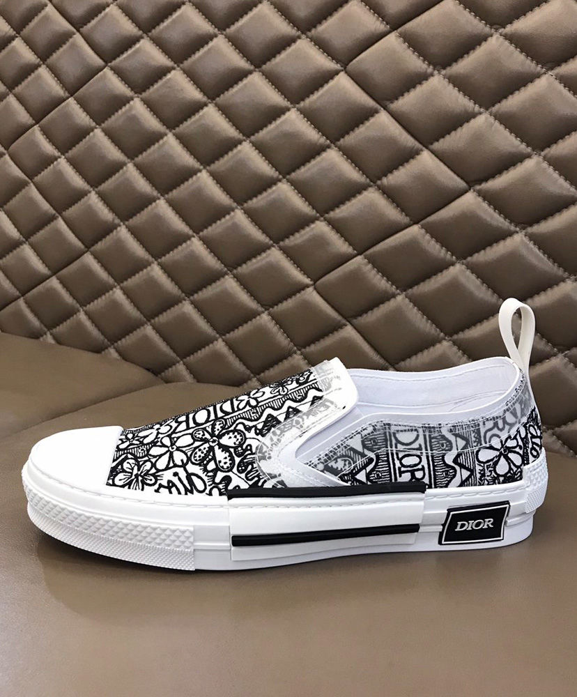 Christian Dior Men's B23 Slip-On Sneaker White - Image 3