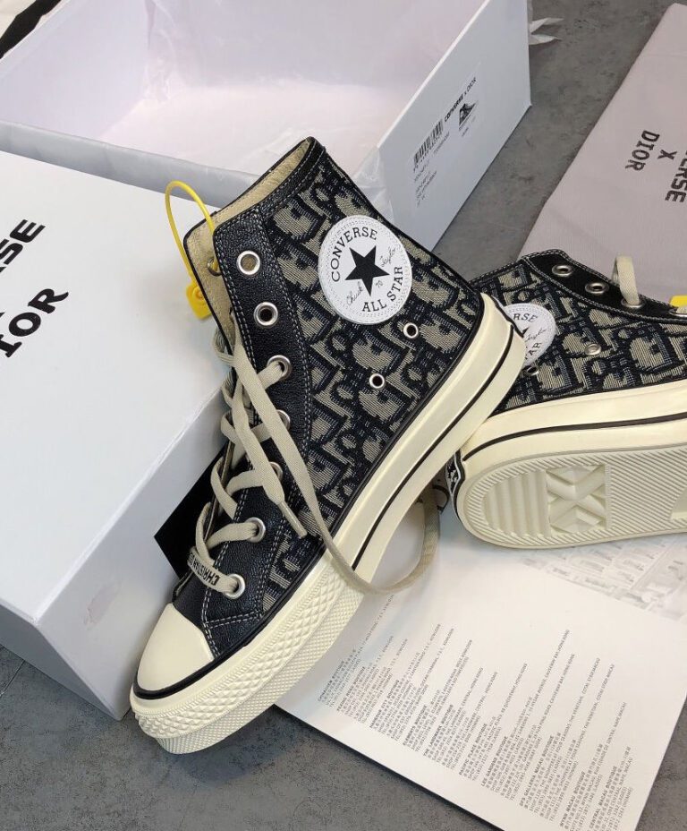 Christian DIOR X CONVERSE 1970S Sneaker Black - AlimorLuxury