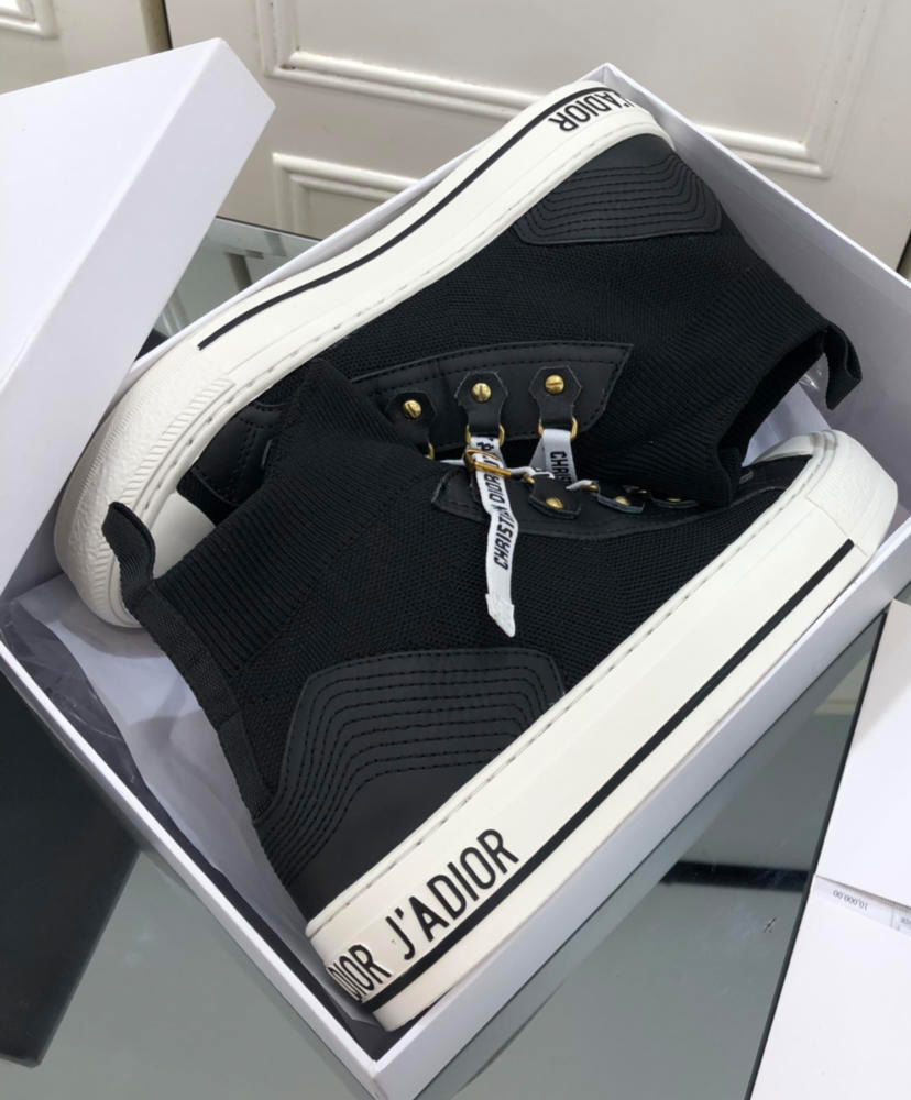 Christian Dior Women's Walk'n'Dior high-top sneaker Black - Image 5