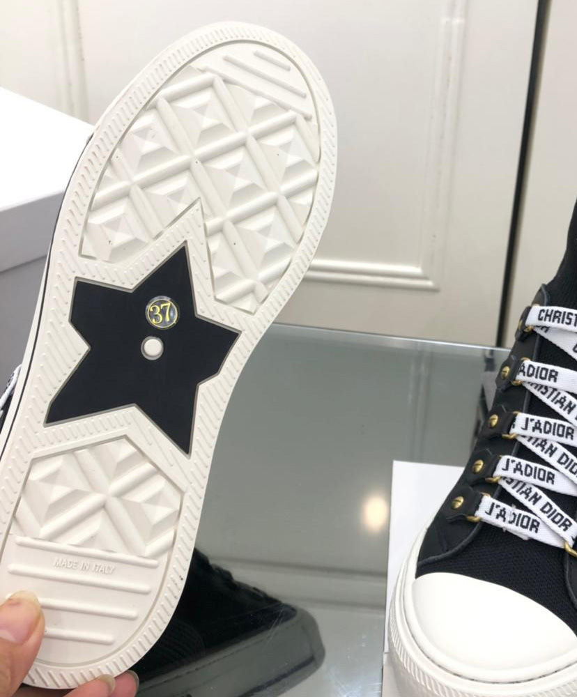 Christian Dior Women's Walk'n'Dior high-top sneaker Black - Image 8