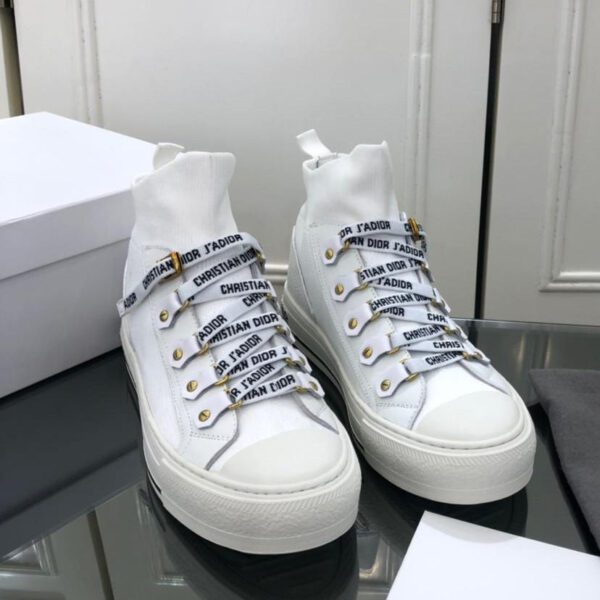 Christian Dior Women's Walk'n'Dior high-top sneaker White