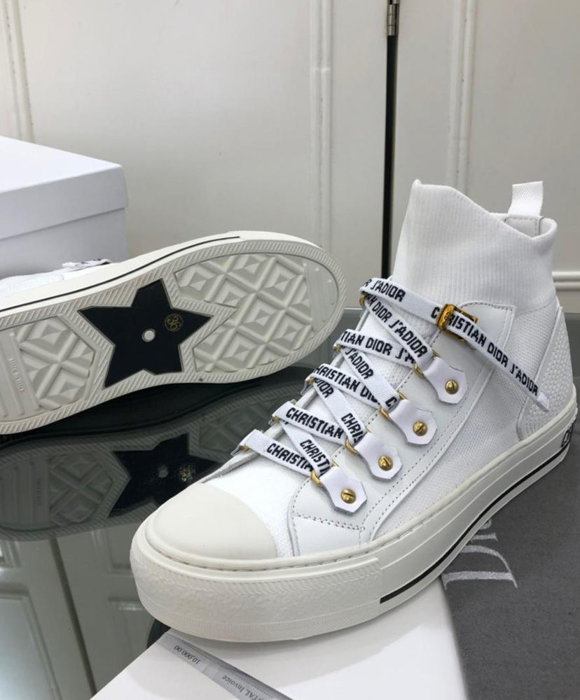 Christian Dior Women's Walk'n'Dior high-top sneaker White - Image 4