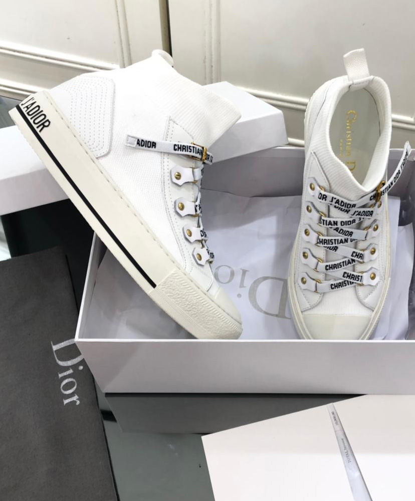 Christian Dior Women's Walk'n'Dior high-top sneaker White - Image 5