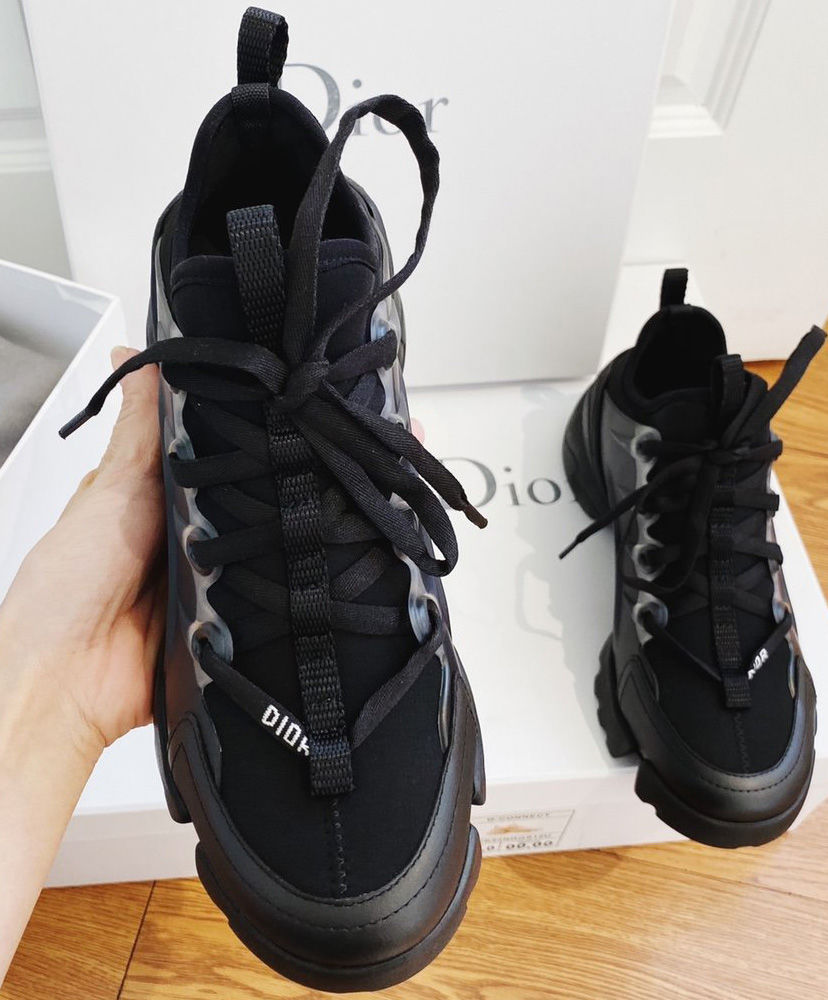 dior shoes black