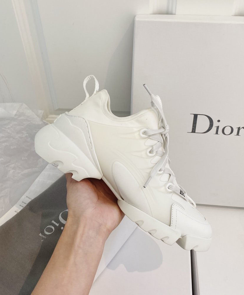 Christian Dior Women's D-connect Sneaker White - AlimorLuxury