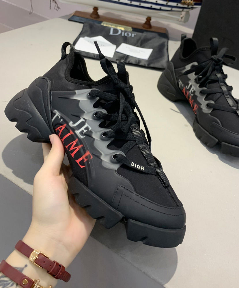 Christian Dior D-Connect Sneaker In Neoprene Black - Image 4