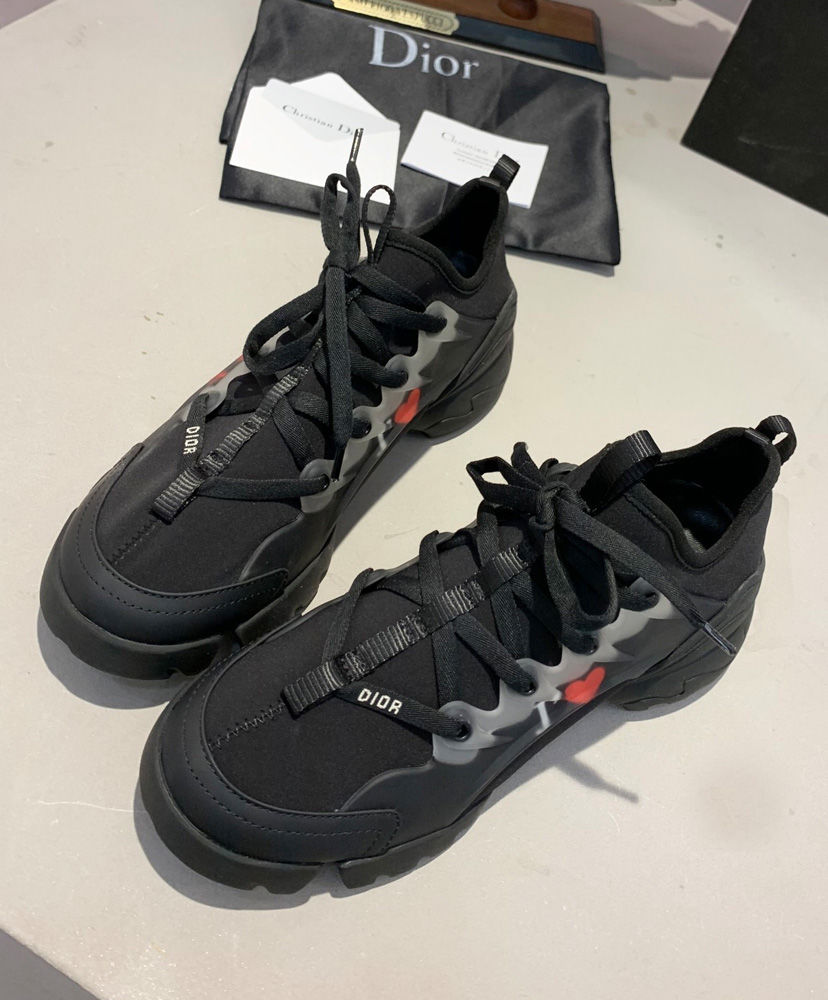 Christian Dior D-Connect Sneaker In Neoprene Black - Image 5