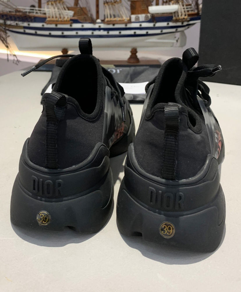 Christian Dior D-Connect Sneaker In Neoprene Black - Image 9