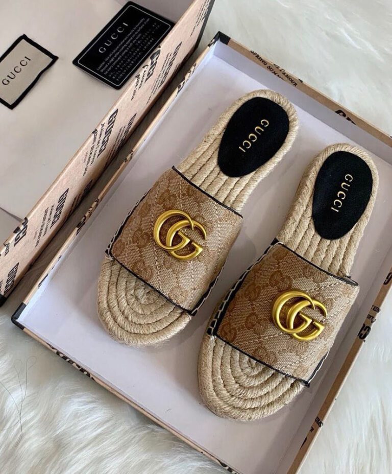 gucci matelasse canvas espadrille