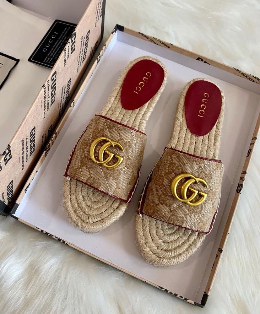gucci matelasse canvas espadrille