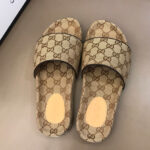 Gucci Men's GG canvas slide sandal Apricot