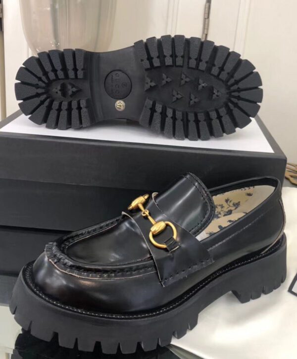 kaira leather lug sole loafer