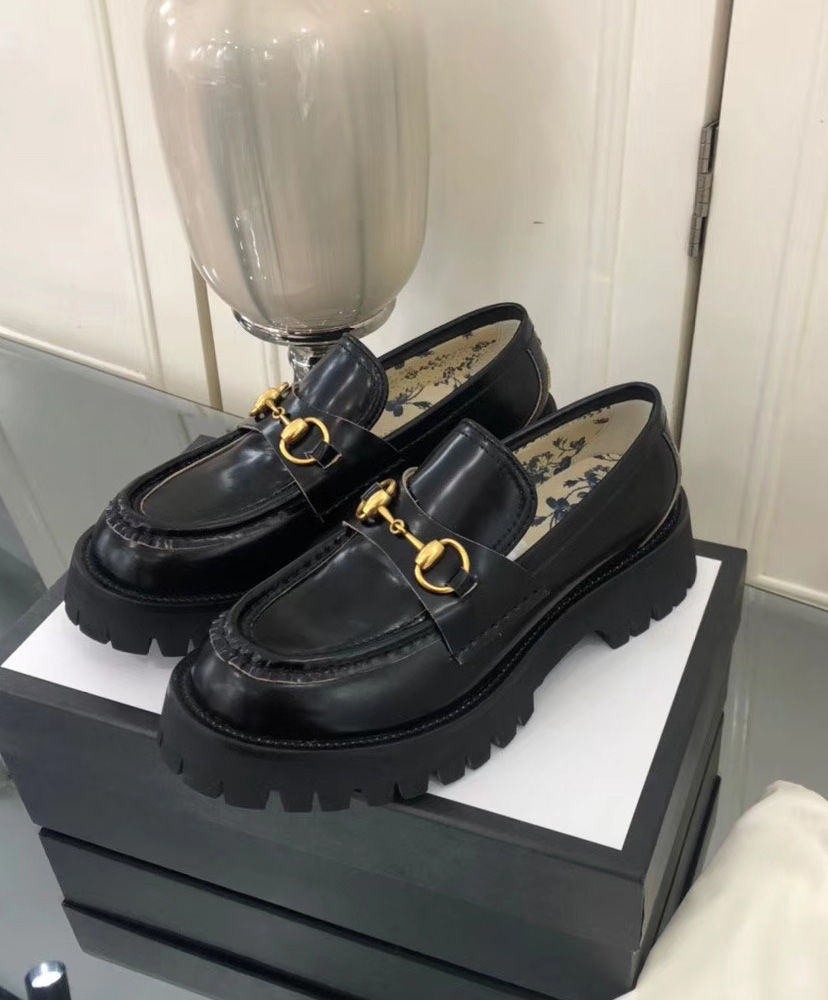 kaira leather lug sole loafer