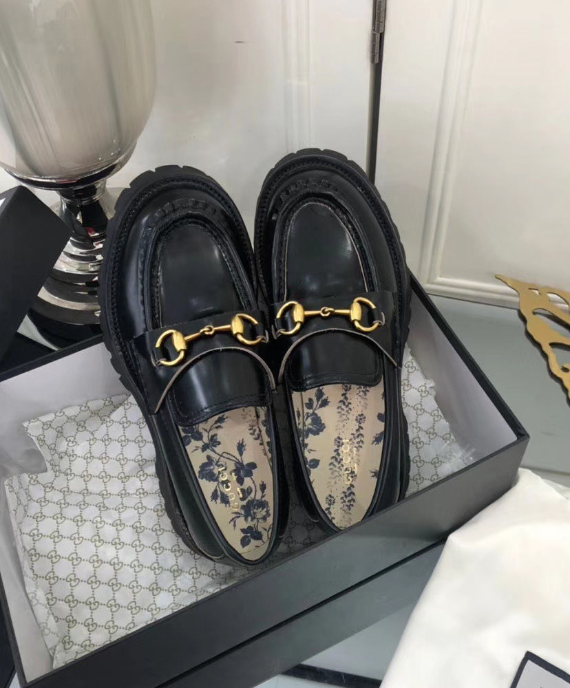 gucci loafer lug sole