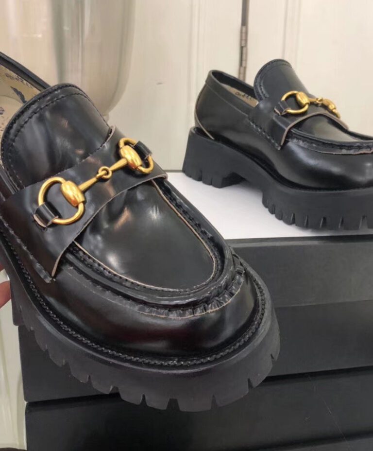 gucci loafer lug sole