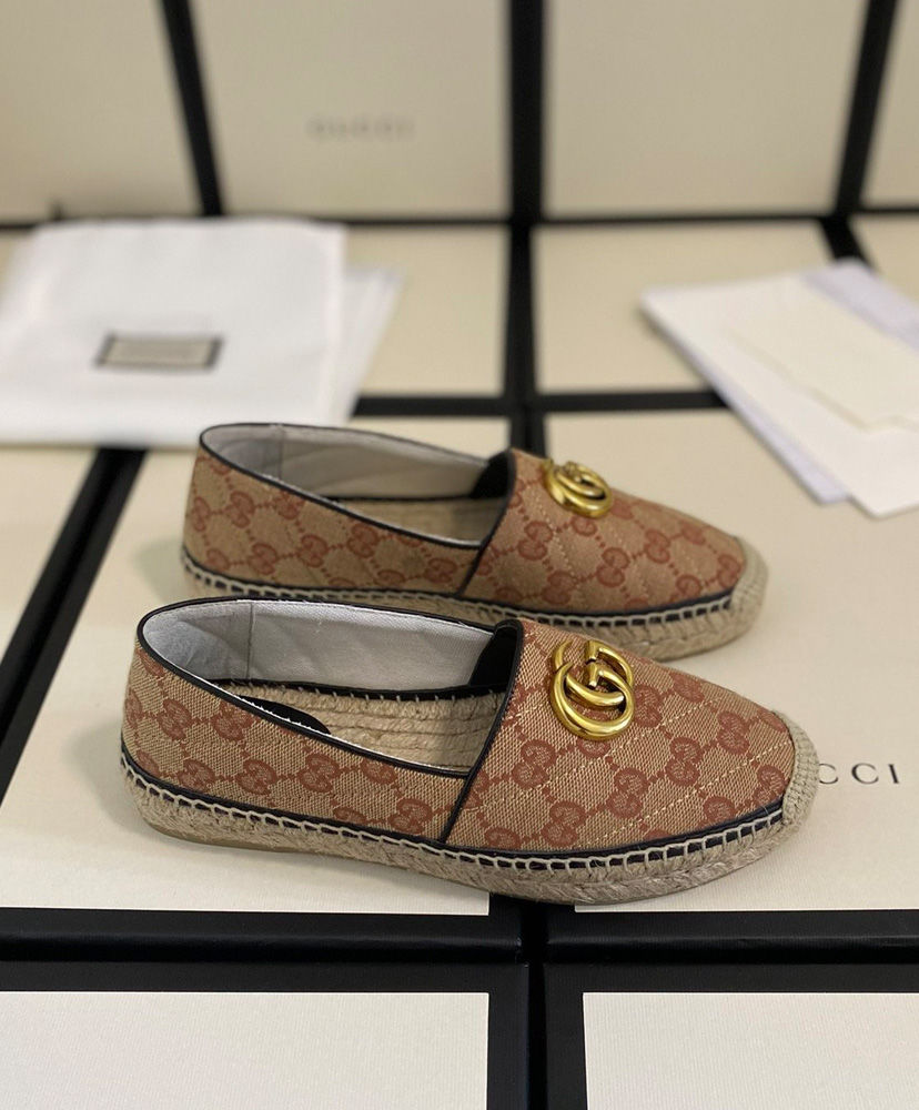 gucci matelasse canvas espadrille