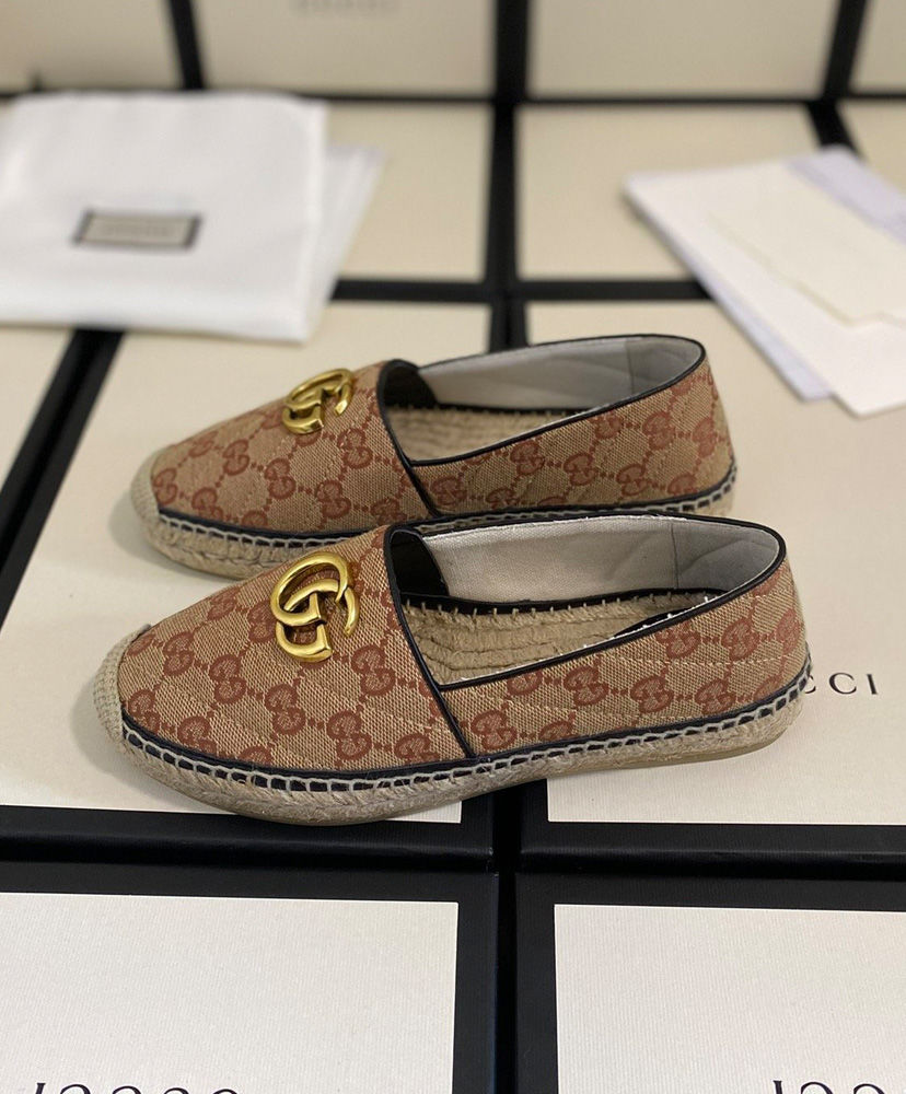 gucci matelasse canvas espadrille