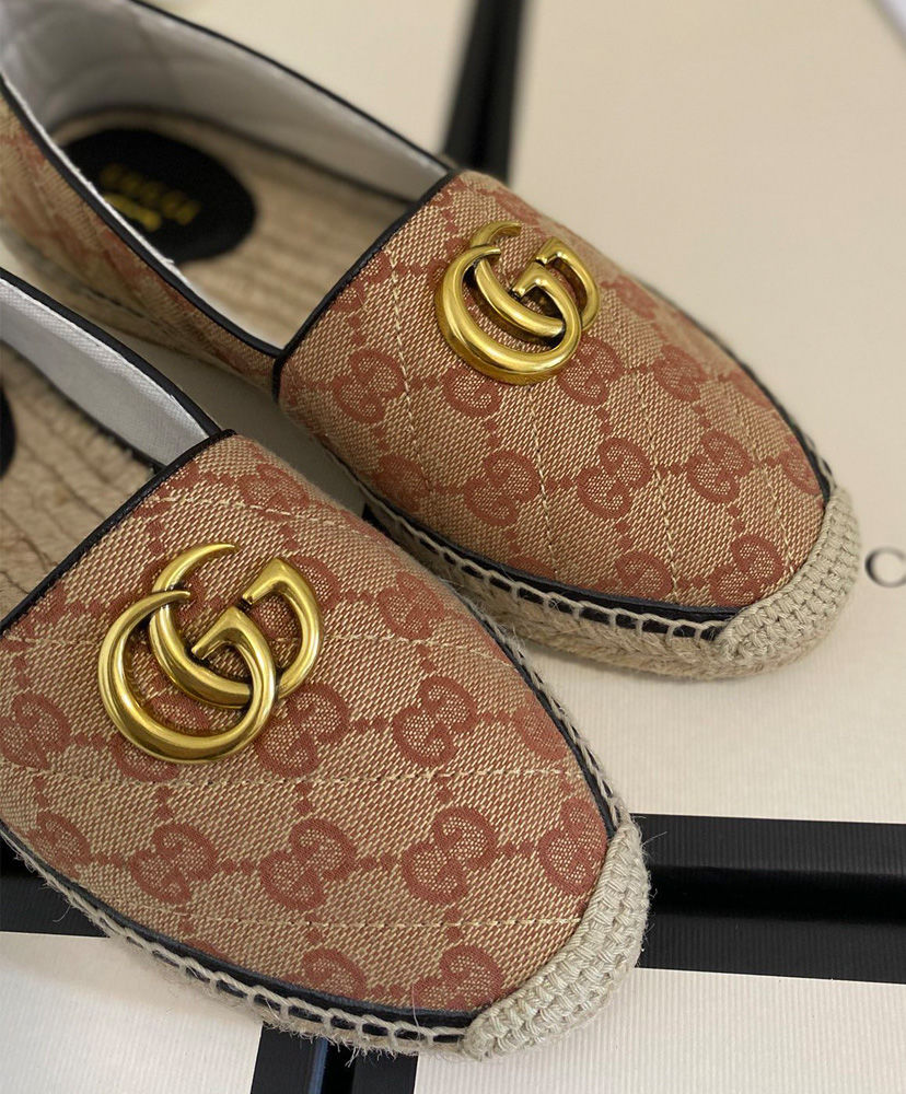 gucci matelasse canvas espadrille