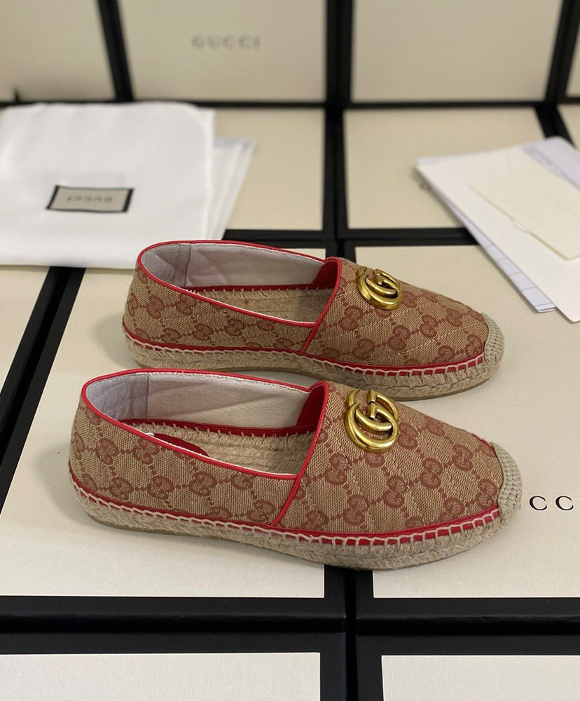 gucci matelasse canvas espadrille