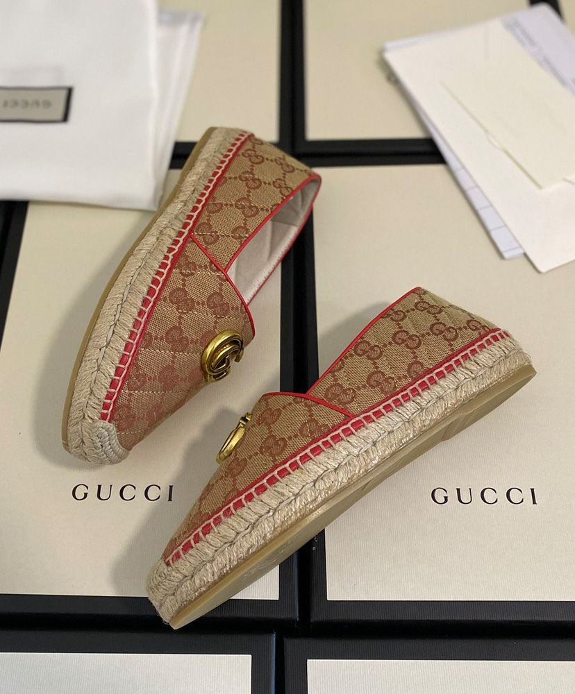 gucci matelasse canvas espadrille