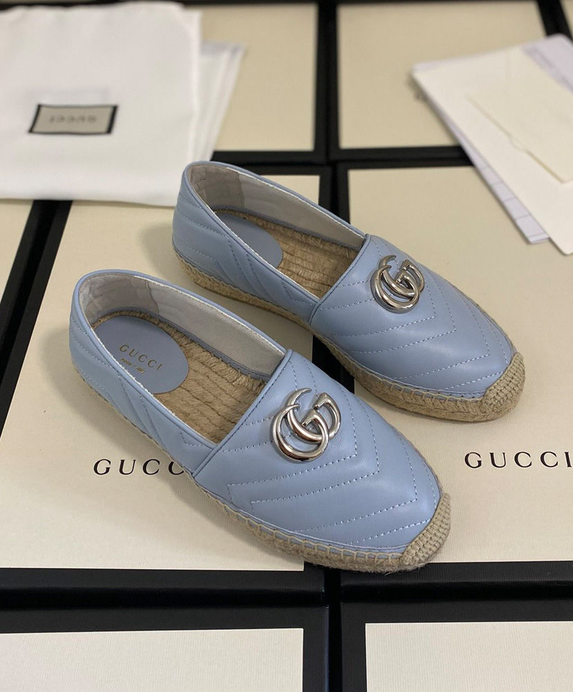 Gucci Women's matelasse espadrille Blue - Image 2