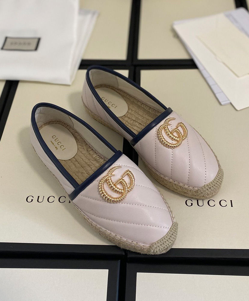 Gucci Women's matelasse espadrille White - Replica Bags and Shoes ...