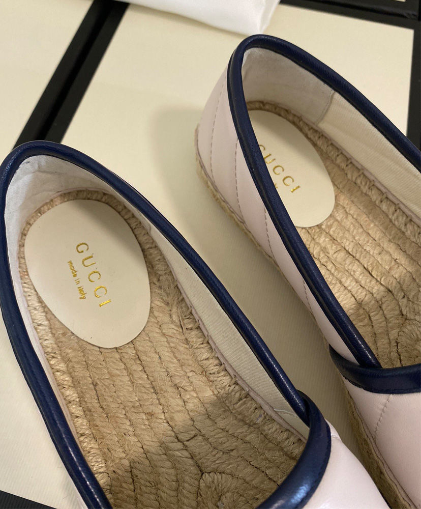 Gucci Women's matelasse espadrille White - Image 7