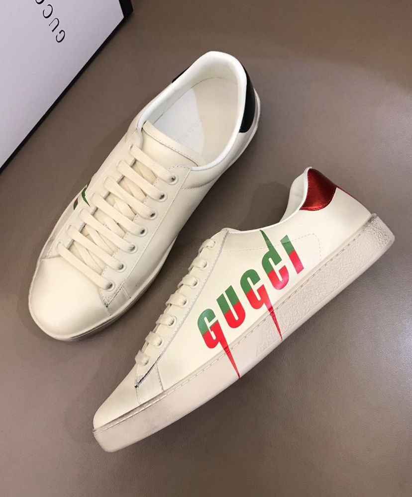 Gucci Men's Ace sneaker with Gucci Blade 550051 White - Image 3