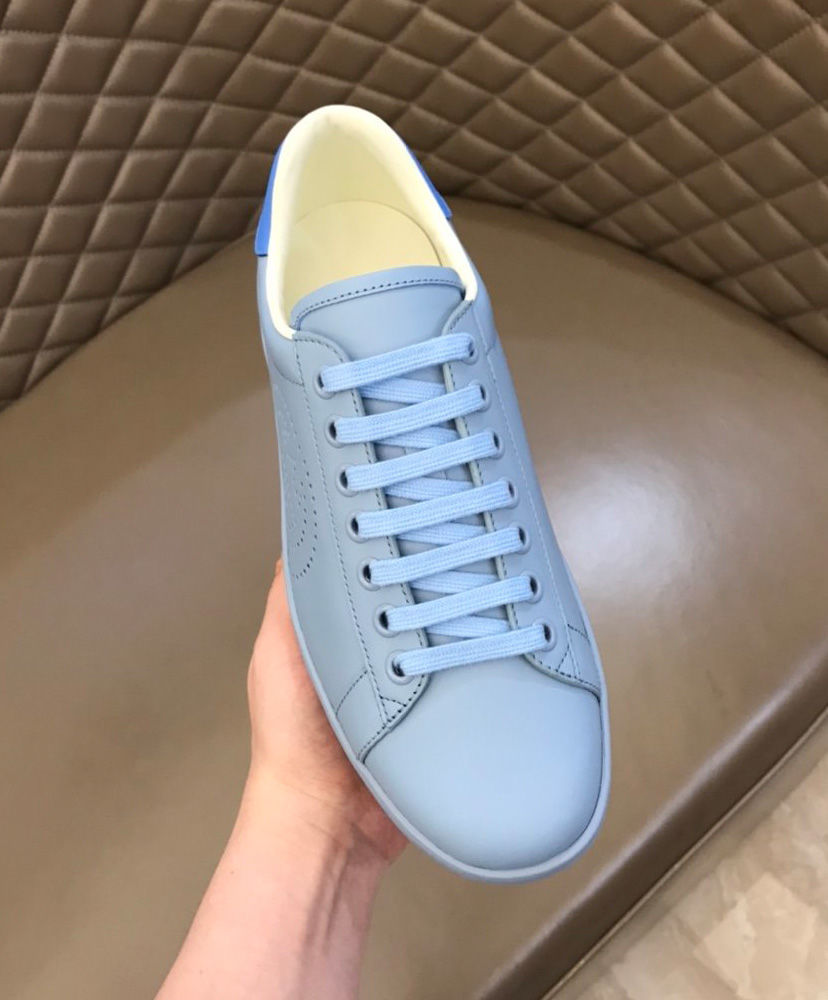 Gucci Unisex Ace sneaker with Interlocking G Blue - Image 2