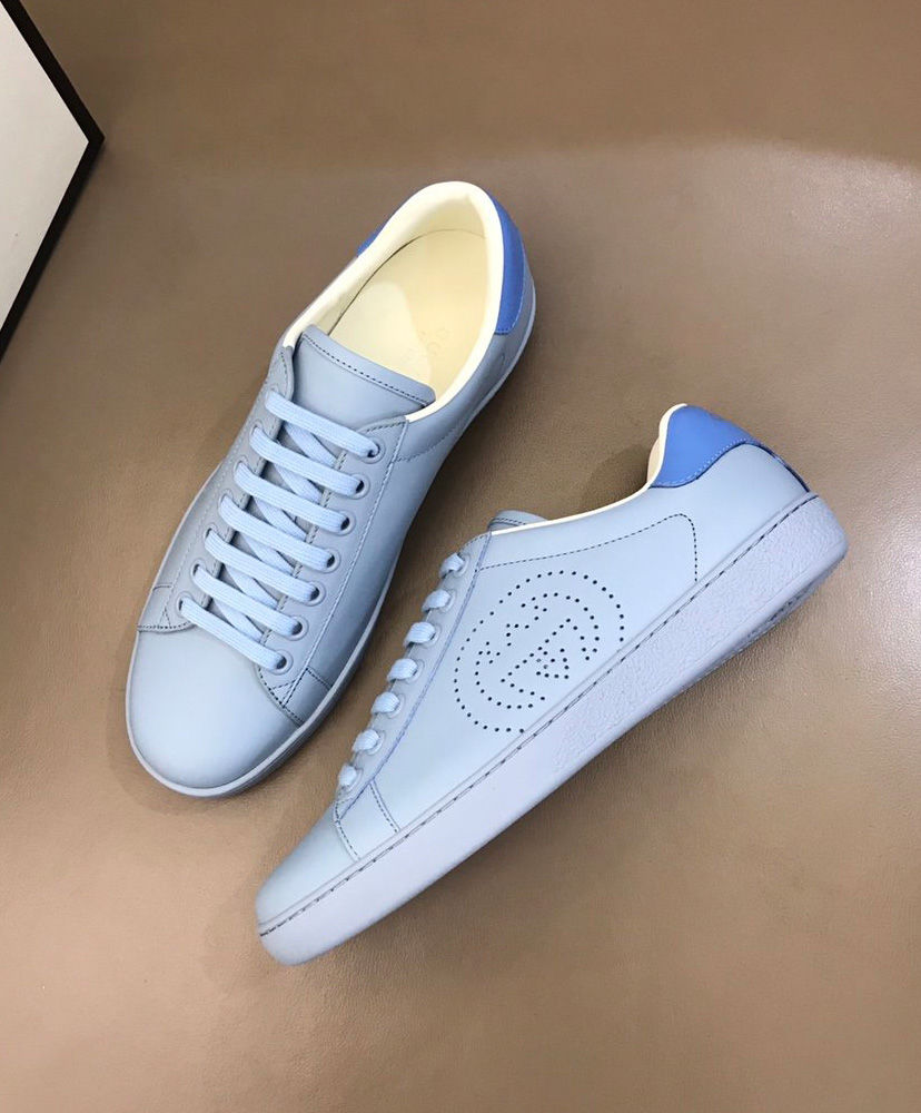 Gucci Unisex Ace sneaker with Interlocking G Blue - Image 7