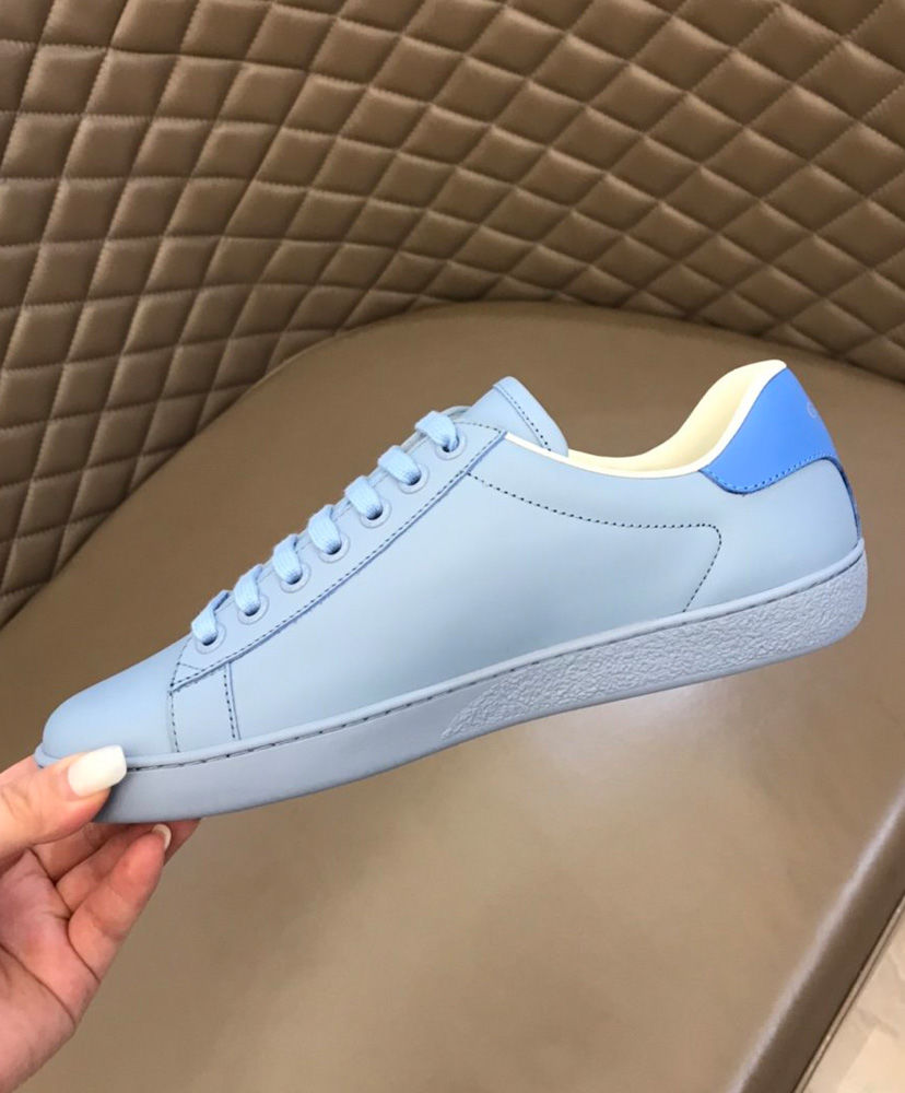 Gucci Unisex Ace sneaker with Interlocking G Blue - Image 8