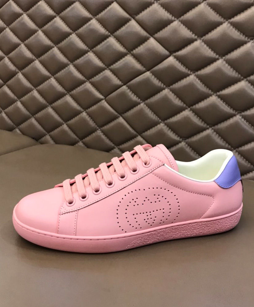 Gucci Unisex Ace sneaker with Interlocking G Pink - AlimorLuxury